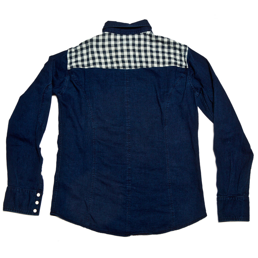 United Rivers Rio Grande cotton-linen button-down shirt back