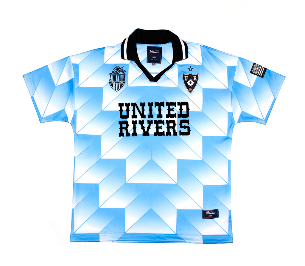 United Rivers FC x Athletum FC Soccer Jersey (Blue)
