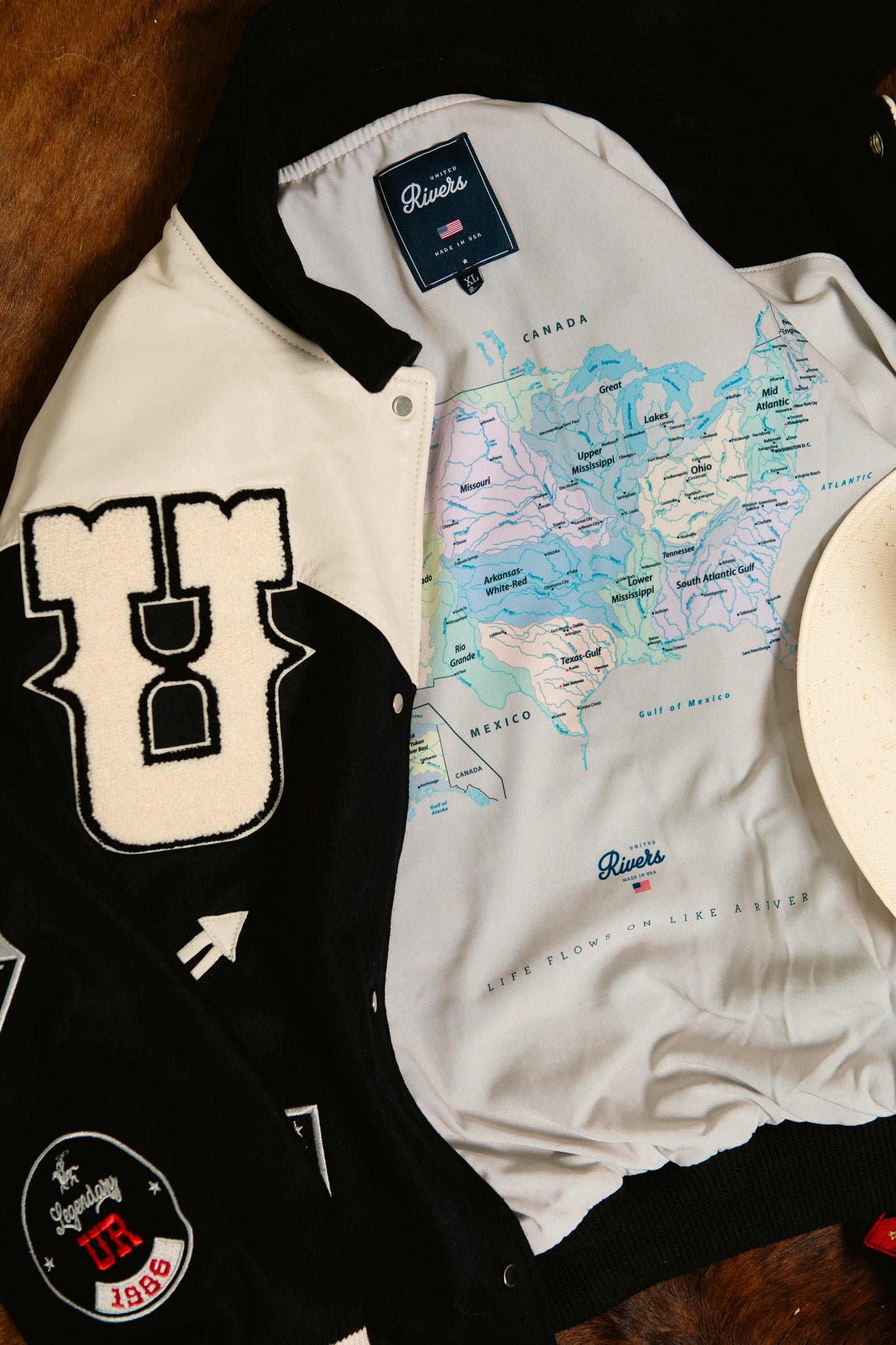 WHITE RIVER VARSITY JACKET | United Rivers