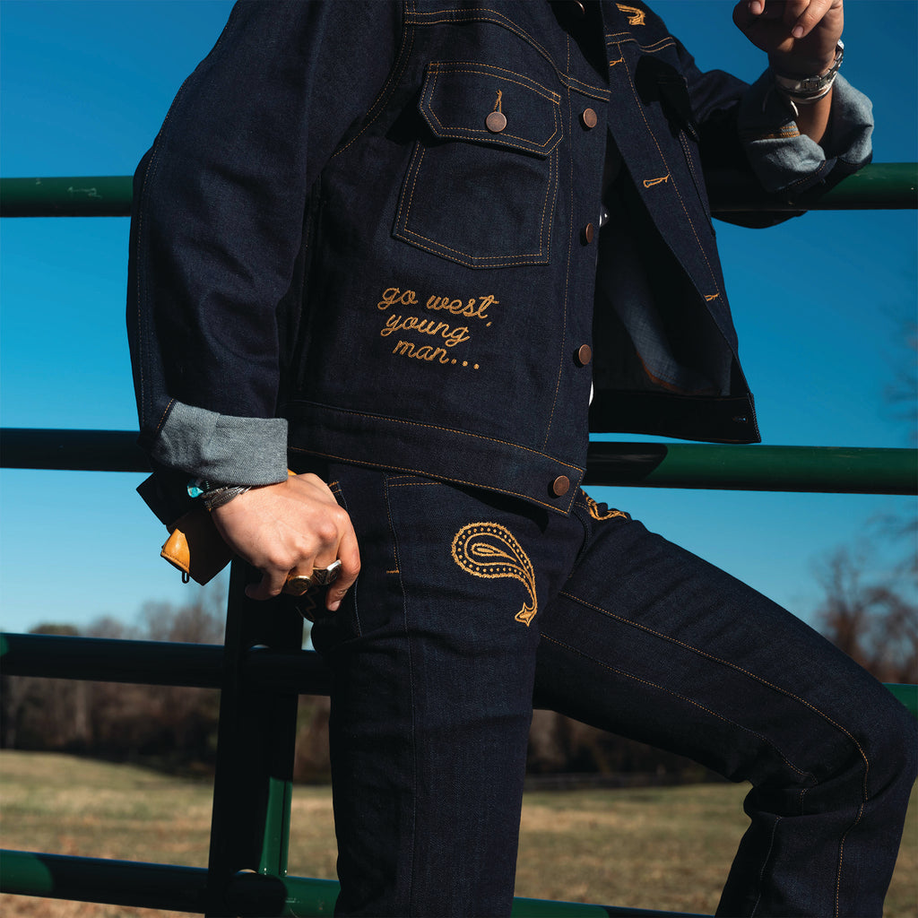 POTOMAC RIVER WESTERN DENIM JEANS