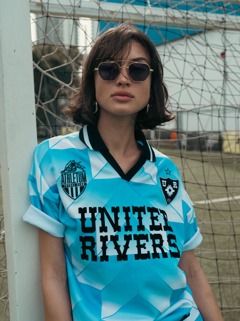 United Rivers FC x Athletum FC Soccer Jersey (Blue)