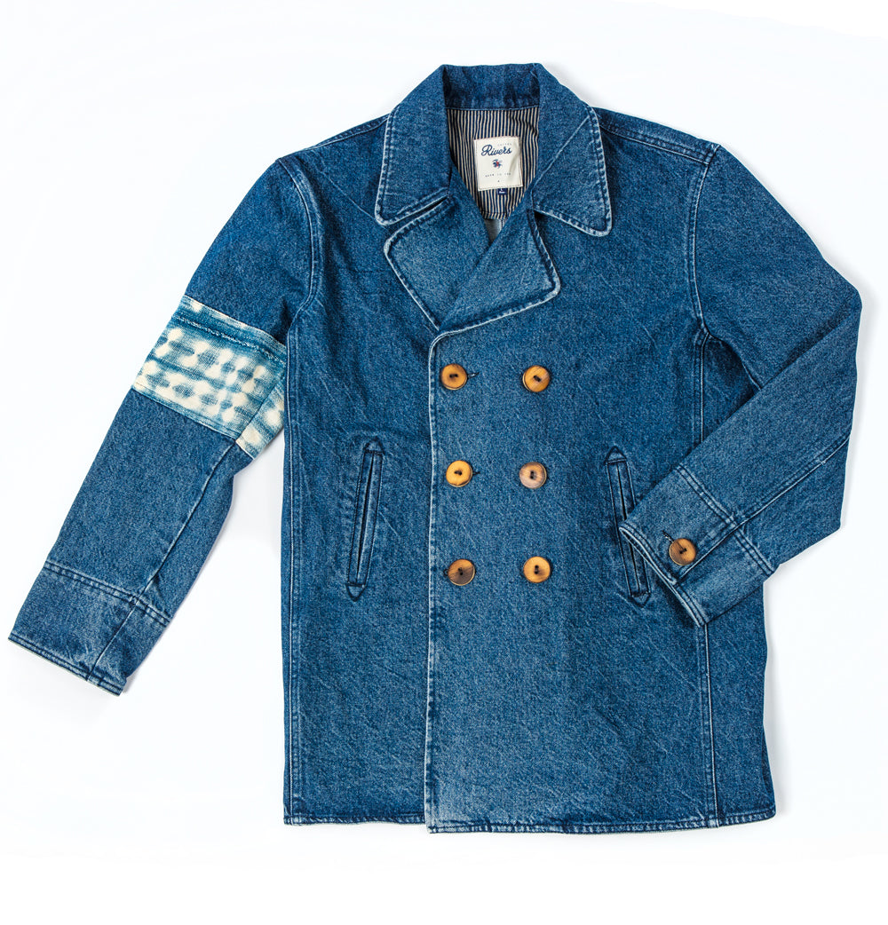 MISSISSIPPI RIVER PEACOAT DENIM JACKET | United Rivers