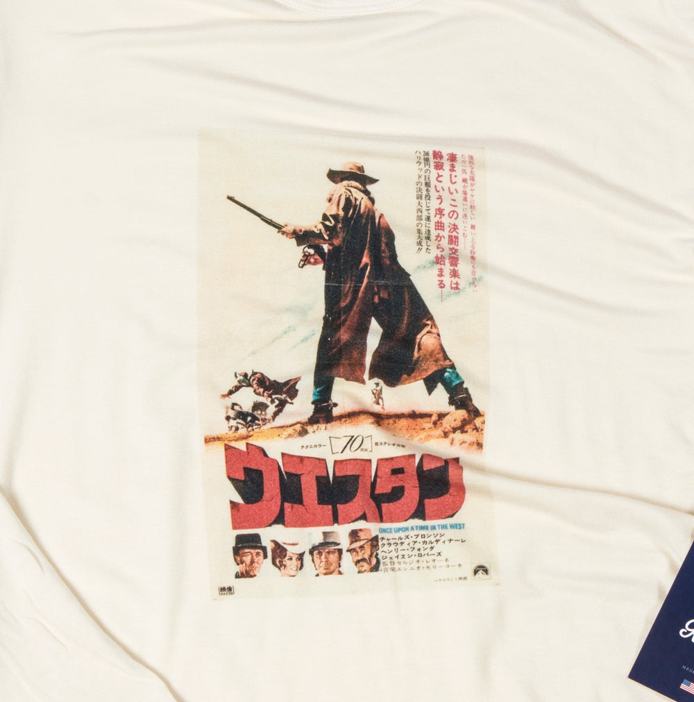 United Rivers once upon a time in the west Japanese version movie poster t-shirt